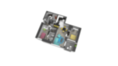 Floor plan for 1 bed